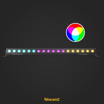 Светодиодная лента 18x 4 Вт RGB IEC DMX XLR IP20 Beamz