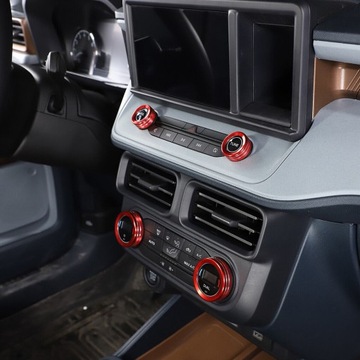 Объемное отделочное кольцо красно-красного цвета