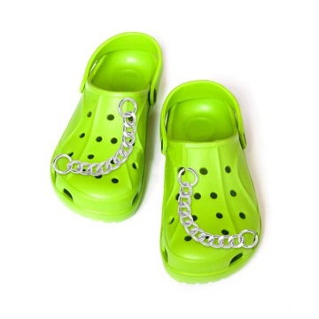 Цепочка для обуви Украшения с кристаллами Золото 4 шт.