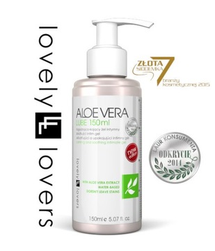 LOVELY LOVERS ALOE VERA LUBE 150ML WYDAJNY LEPSZY SEX/STOSUNEK NAWILŻAJĄCY