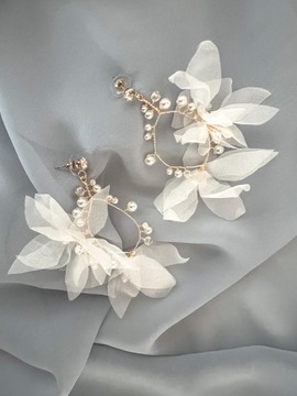 Серьги «Мягкий цветок»