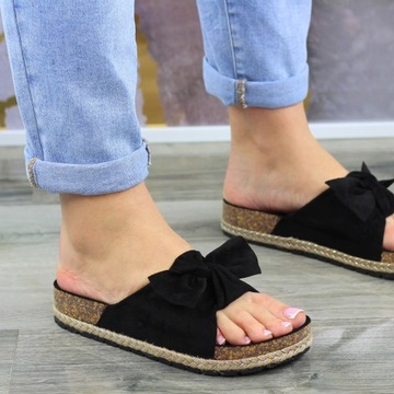 ТАПОЧКИ ИЗ ОДНОЙ ЗАМШИ С ПРОФИЛЬНЫМ ЧАСТЬЕМ, ЧЕРНЫЕ0