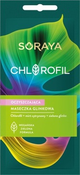 Soraya Chlorofil maseczka do twarzy oczyszczająca glinkowa 8 ml 08.2024