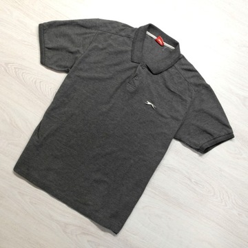 SLAZENGER _ IDEALNA KOSZULKA POLO Z LOGO _ L/XL