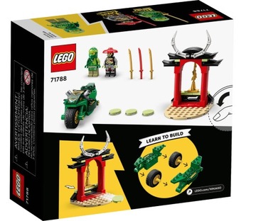 LEGO NINJAGO BLOCKS МОТОЦИКЛ НИНДЗЯ ЛЛОЙДА ПОДАРОК ​​ДЛЯ ДЕТЕЙ 4, 5, 6 ЛЕТ