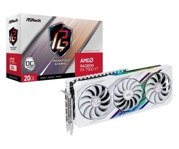 ASROCK AMD Radeon RX 7900 XT Phantom Gaming White 20 ГБ OC