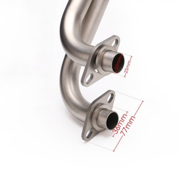 Выхлопная спортивная настройка прохода впускного коллектора мотоцикла для Kawasaki Z250 Z300