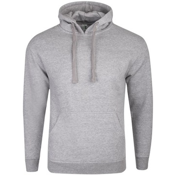 BLUZA MĘSKA Z KAPTUREM BAWEŁNA KIESZEŃ KANGUREK r. S