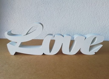 любовная надпись 3D буквы связаны