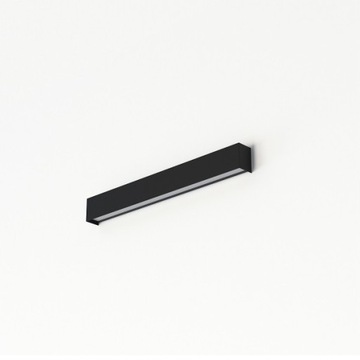 Nowodvorski kinkiet czarny STRAIGHT WALL LED S