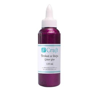 Brokat w kleju DP-Craft 120ml Fioletowy