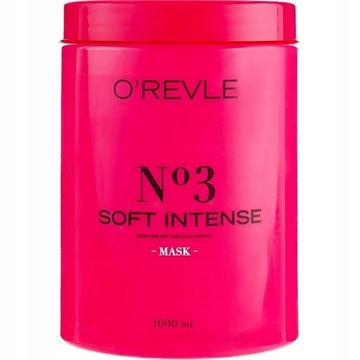 O'REVLE SOFT INTENSE No.3 MASKA REGENERUJĄCA DO WŁOSÓW ZNISZCZONYCH 1000 ML