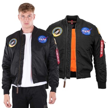 Kurtka Alpha Industries MA-1 VF NASA 166107 Czarna