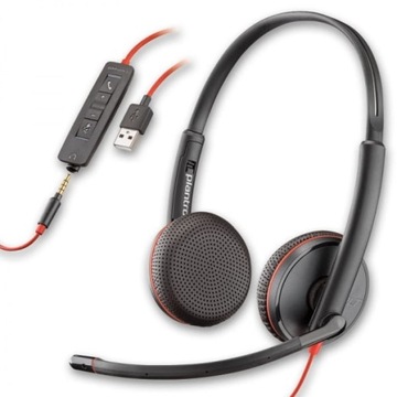 2-Słuchawki nauszne Plantronics Blackwire C3225