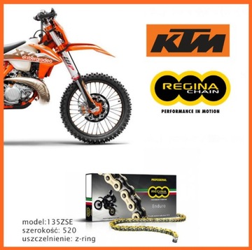 REGINA NAJLEPSZY ŁAŃCUCH DO HARD ENDURO 116 Ogniw