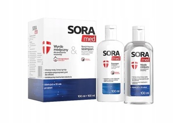 SORA MED ZESTAW P/ WSZAWICY WSZY GNIDY PŁYN+SZAMPO