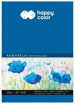 Blok akwarelowy Happy Color A5 250g 10ark