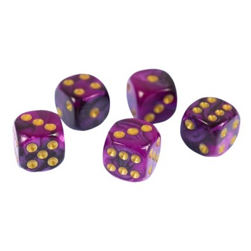 KOSTKA K6 1,6 CM RPG EMO CHOCHLIKI KOŚĆ SZEŚCIOŚCIENNA