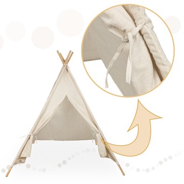 Палатка-домик Tipi Wigwam для детей в индийском стиле, 135 см.