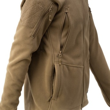 Bluza Męska Polarowa Helikon Patriot MK2 Hybrid z kapturem Olive Green S