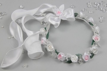 Венок причастия, зеленые и золотые кристаллы