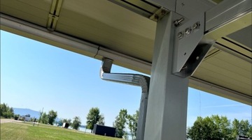 CARPORT FOTOWOLTAICZNY WIATA SOLARNA 3 AUTA ALU