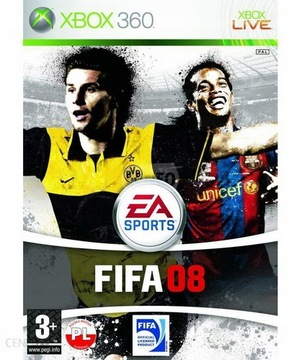 FIFA 08 ____ unikat dla fanów serii X360 / dubbing Szpakowski i Szaranowicz