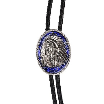 Western Bolo krawat Bolas krawat Rock Punk Vintage Design męska biżuteria Rodeo