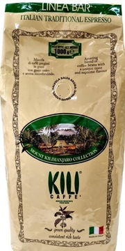 Kawa ziarnista Kili Caffe Green Włochy Sycylia 1kg