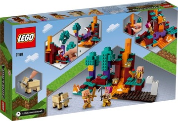 LEGO MINECRAFT ПРЕДУПРЕЖДЕННЫЕ ЛЕСНЫЕ БЛОКИ ФИГУРЫ ЛАВА ДИАКС НИЖНИЙ МЕЧ 8+