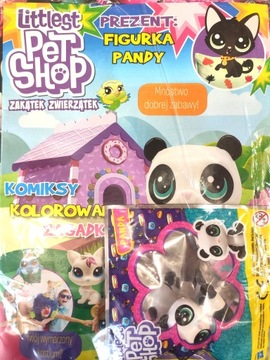 Littlest Pet Shop magazyn 1/24 + figurka Pandy