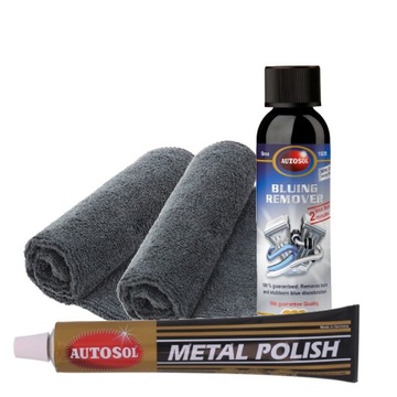 Zestaw AUTOSOL Pasta Metal Polish + Bluing Remover