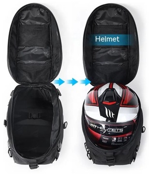 Водонепроницаемый рюкзак, сумка для шлема, бак на заднем сиденье RHINO 3в1