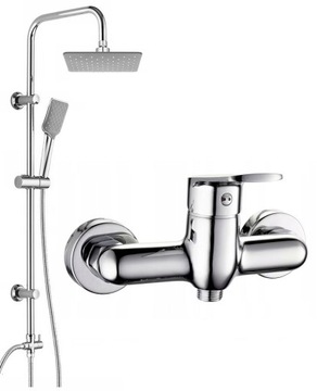 ПОЛЬША VALVEX смеситель для душа + душевой набор RAIN - CUBIC