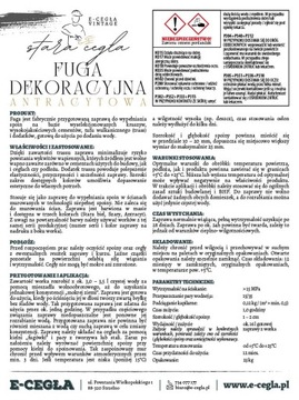 КРУПНОЗЕРНИСТАЯ ДЕКОРАТИВНАЯ ЗАТИРКА ДЛЯ СТАРОГО КИРПИЧА И КЛИНКЕРНОГО РАСТВОРА 1КГ