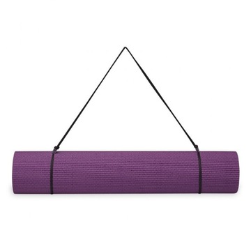 КОВРИК ДЛЯ ЙОГИ 6 ММ С РЕМЕШКОМ ПУРПУРНЫЙ GAIAM ESSENTIALS