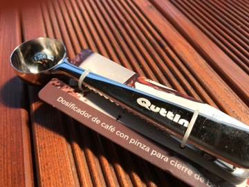 Кофе -измерение чашки с зажимом для сумочек, чайная ложка Oldman Clip 16 см стали