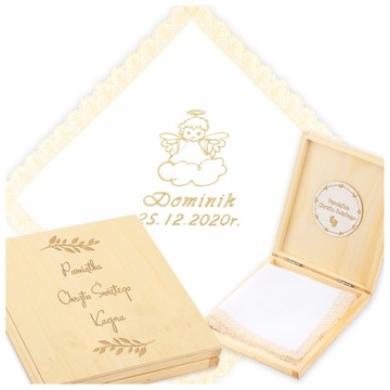 Халат с именем Белый халат с вышивкой + КОРОБКА шт.