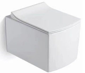 MISKA WC WISZĄCA BEZRANTOWA 51 CM + DESKA WOLNOOPADAJĄCA SLIM