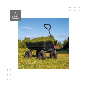 Садовая тележка Тачка Прицеп GREGMAN Cart 2.0 120л до 200кг