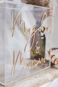 Коробка для конвертов из прозрачного оргстекла