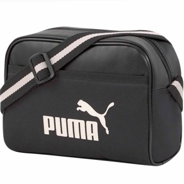 PUMA CAMPUS REPORTER S 078826 01 TORBA TOREBKA SPORTOWA CZARNA NA RAMIĘ