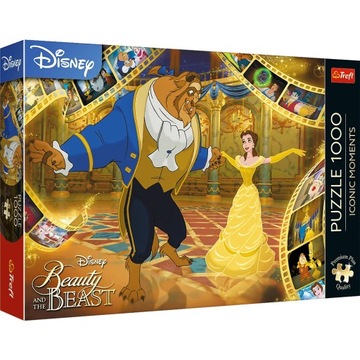 Puzzle Trefl Premium Plus Quality 1000 el. Iconic Moments: Piękna i Bestia