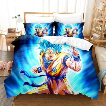 KOMPLET POŚCIELI DRAGON BALL 200x220 3CZ