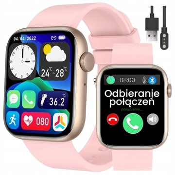 SMARTWATCH DAMSKI GRAVITY +GRAWER ROZMOWY POLSKIE MENU 260mAh sport