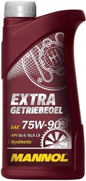 Olej przekładniowy MANNOL EXTRA 75W90 GL4 GL5 1L