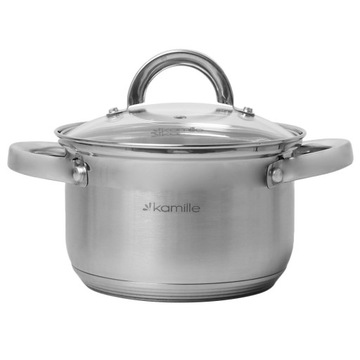 GARNEK STAL NIERDZEWNA INDUKCJA KAMILLE 3,9L 20CM