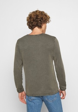 JACK&JONES SWETER MĘSKI OLIWKOWY XL 2FAC