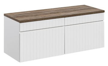 NOWOCZESNA SZAFKA ŁAZIENKOWA Z BLATEM Iconic 120x46x46 cm