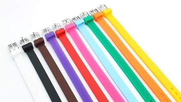 Силиконовый РЕМЕШОК застегивается как ремень. РЕГУЛИРУЙТЕ РАЗМЕР.